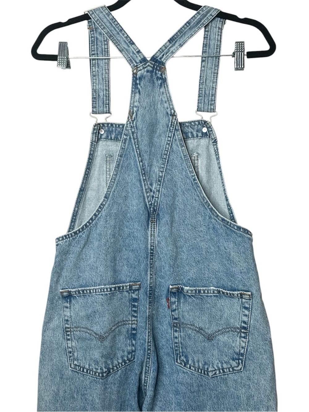Levi’s Premium Vintage Overalls No Stone Unturned Free People Size Small - Picture 8 of 9